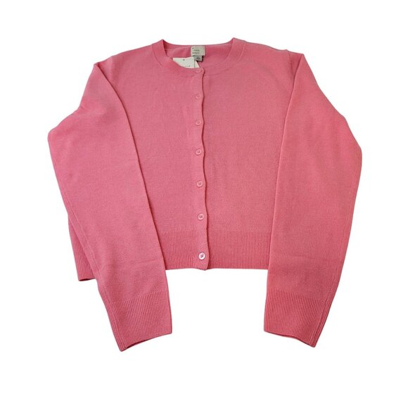 A New Day XS Pink Button-Up Cardigan Sweater - Picture 1 of 6